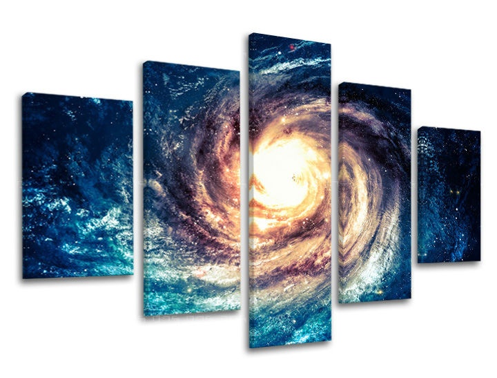 Levně 5dílná nástěnná malba UNIVERSE GA006E50