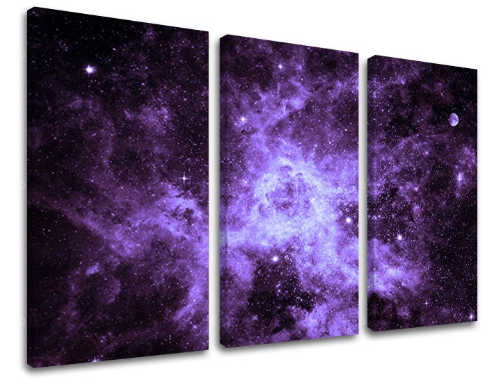Levně 3dílná nástěnná malba UNIVERSE GA008E30
