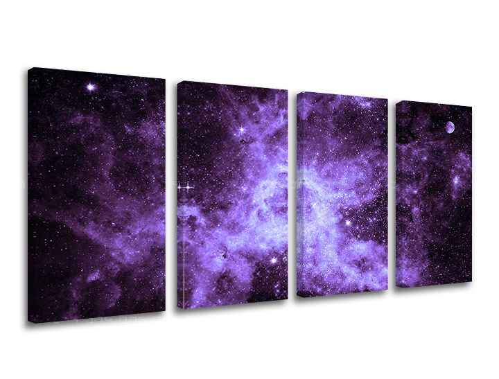 Levně 4dílná nástěnná malba UNIVERSE GA008E41