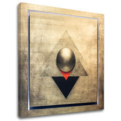 E-shop Zlatý dotyk na plátne Symmetry in Gold