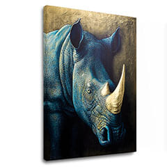 E-shop Zlatý dotyk na plátne Rhino's Armor of the Savanna