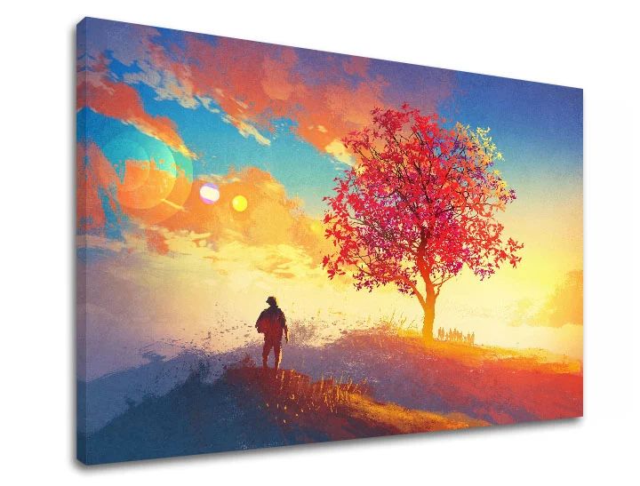 E-shop Obraz na stenu ZÁPAD SLNKA_048-11 Zľava 60 % 80x120 cm