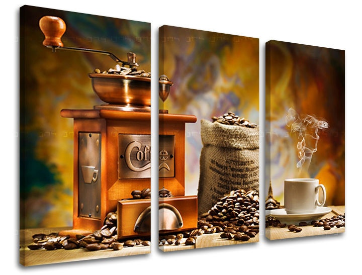 E-shop Obraz na stenu 3 dielny KUCHYŇA KU041E30 - 120x80 cm