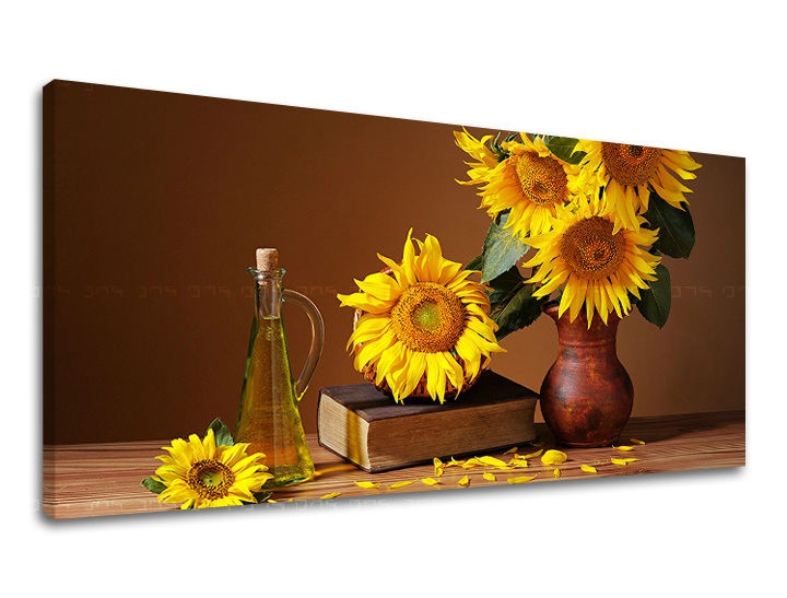 E-shop Obraz na stenu PANORÁMA KVETY KV038E13 - 50x100 cm