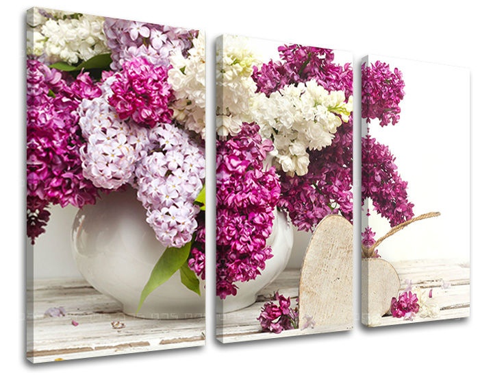 E-shop Obraz na stenu 3 dielny KVETY KV047E30 - 60x40 cm