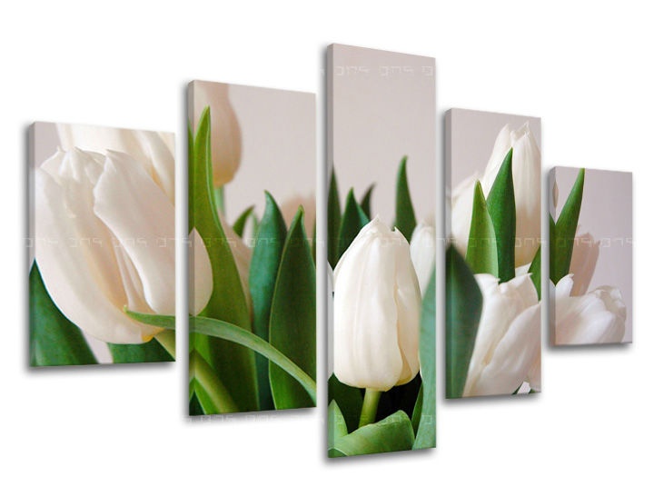 E-shop Obraz na stenu 5 dielny KVETY XOBKV108E50 - 150x100 cm