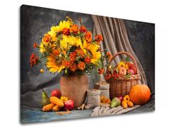 E-shop Obraz na stenu FAREBNÉ KVETY_166-11 20x30 cm