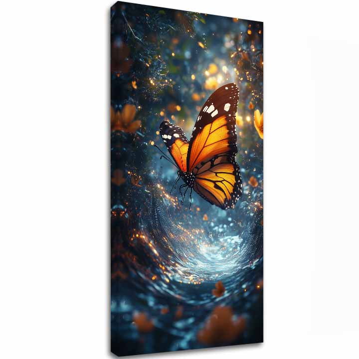 E-shop Obraz Oranžového Motýľa - Magická atmosféra