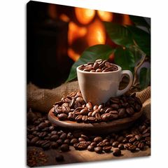 E-shop Kávové obrazy do kuchyne Pražený Pôžitok 50x50 cm