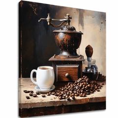 E-shop Kávové obrazy do kuchyne Umelecký pôžitok 50x50 cm