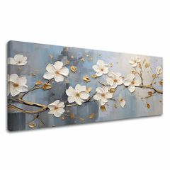 E-shop Kvetinový svet na plátne Harmónia farieb 60x120 cm
