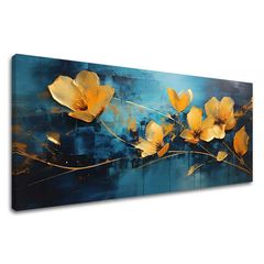 E-shop Nadčasová elegancia na plátne Jemnosť modrého sveta 50x100 cm