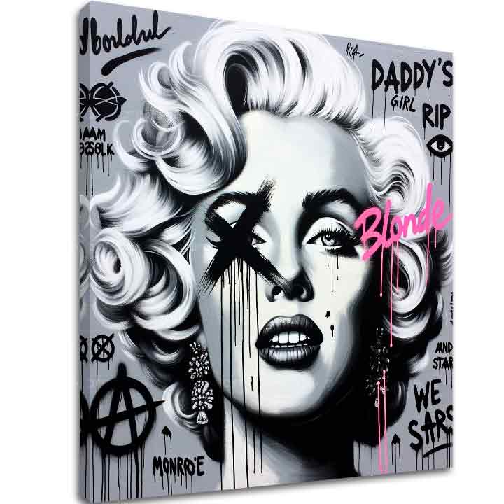 E-shop Obraz na plátne - Hollywoodska Legenda Marilyn Monroe 100x100 cm