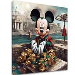 E-shop Obraz na plátne - Mickey Mouse v Luxuse