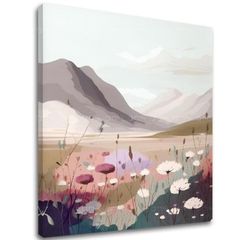 E-shop Krajinka na plátne Údolie hôr 80x80 cm