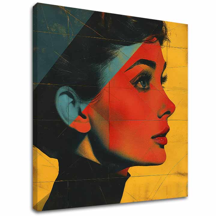 E-shop Audrey Hepburn obraz na plátne - Elegantná ikona 60x60 cm