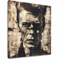 E-shop David Bowie obraz na plátne - Neľútostný pohľad