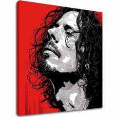 E-shop Chris Cornell obraz na plátne - Rocková vášeň