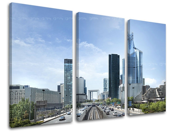 E-shop Obraz na stenu 3 dielny MESTO ME112E30 - 120x80 cm