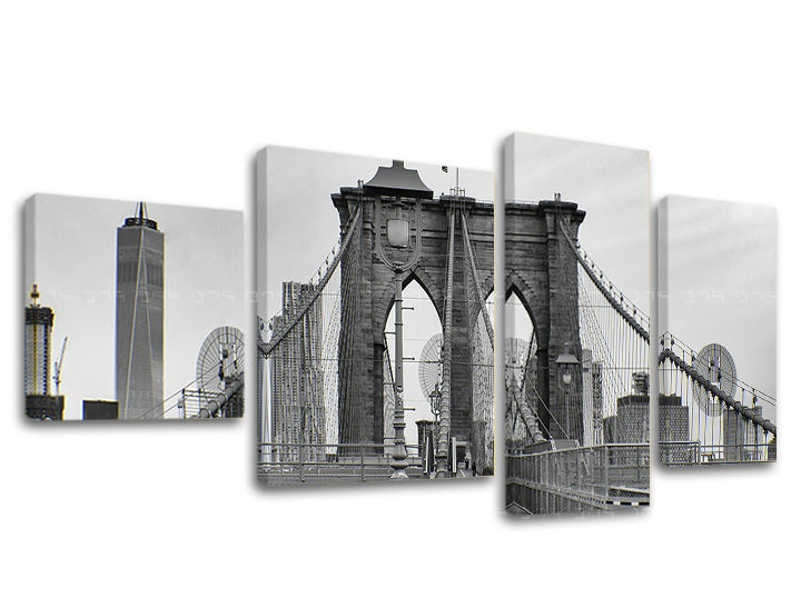 Levně 4dílná nástěnná malba MĚSTO / NEW YORK ME114E40