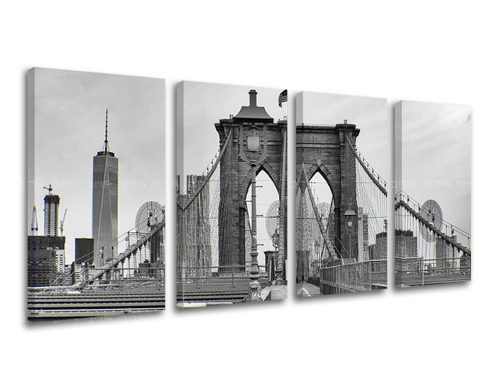 Levně 4dílná nástěnná malba MĚSTO / NEW YORK ME114E41