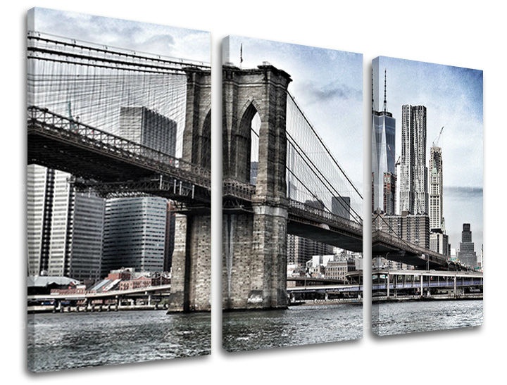 Levně 3dílná nástěnná malba MĚSTO / NEW YORK ME115E30