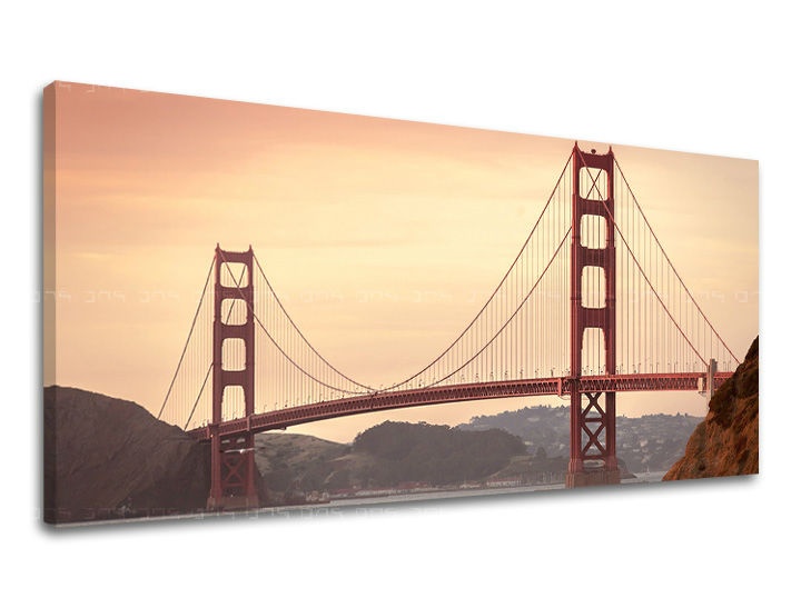 E-shop Obraz na stenu Panoráma MESTO / SAN FRANCISCO ME116E13 - 60x120 cm