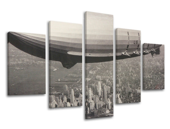 E-shop Obraz na stenu 5 dielny MESTO / NEW YORK ME119E50 - 100x80 cm