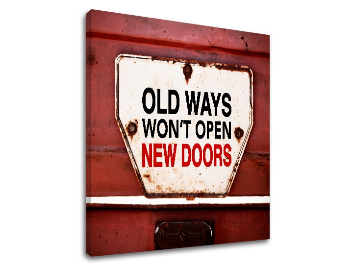 E-shop Motivačný obraz na stenu Old ways_002