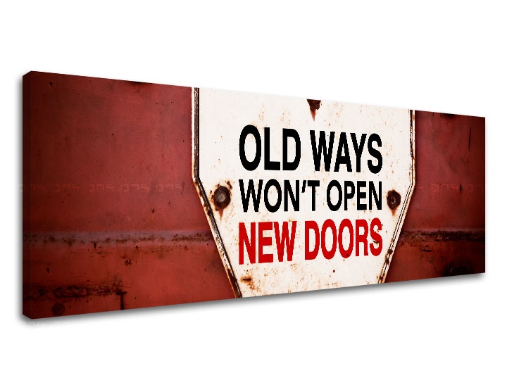 E-shop Motivačný obraz na stenu Old ways_003