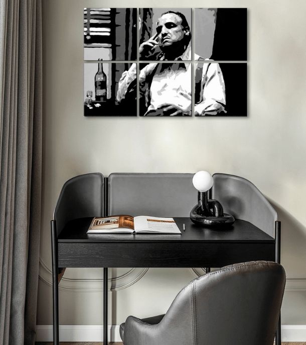 Levně Největší mafiáni na plátně THE GODFATHER - VITO CORLEONE s lahví skotské