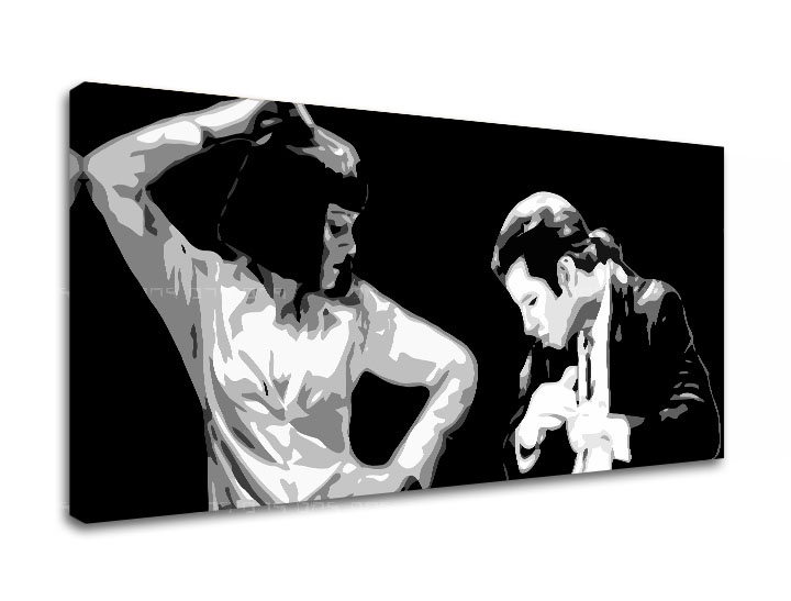 E-shop Tlačený POP Art obraz Pulp Fiction 1 dielny pulp4
