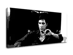 E-shop Najväčší mafiáni na plátne Scarface - Nahnevaný Tony Montana s cigarou v ruke Zľava 60 % 120x60 cm
