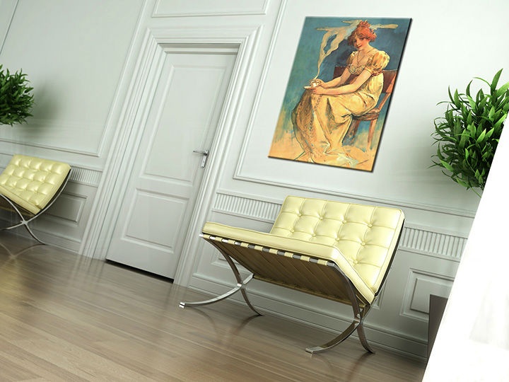 E-shop Obraz na plátne KÁVA – Alfons Mucha REP094