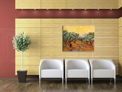 E-shop Obraz na plátne OLIVOVNÍKY – Vincent van Gogh Zľava 60 % 50x60 cm
