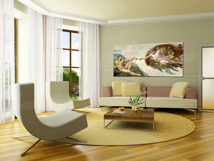 E-shop Obraz na plátne CREATION OF ADAM – Michelangelo REP164