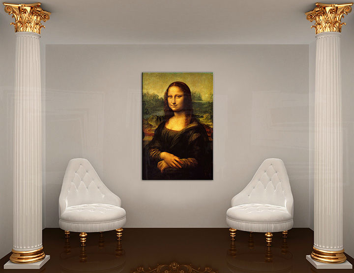 E-shop Obraz na plátne MONA LISA – Leonardo Da Vinci 80x50 cm