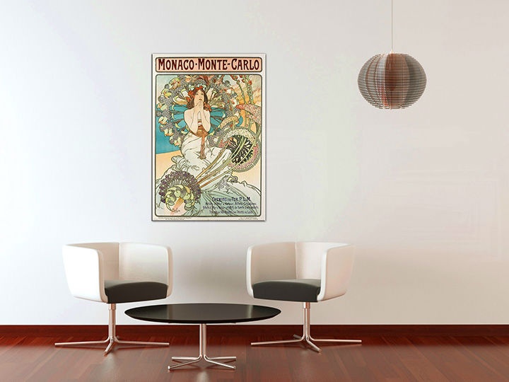 E-shop Obraz na plátne MONACO MONTE CARLO – Alfons Mucha REP220