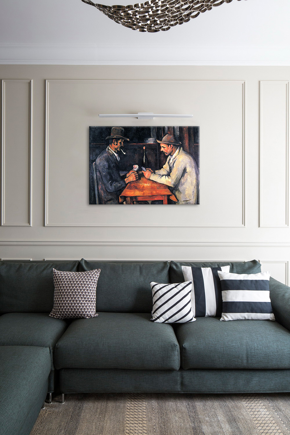 E-shop Obraz na plátne Paul Cézanne - Hráči kariet 30x40 cm