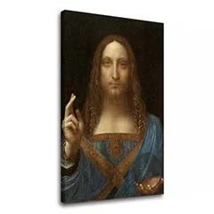E-shop Obraz na plátne Leonardo da Vinci - Salvator Mundi Zľava 60 % 40x60 cm
