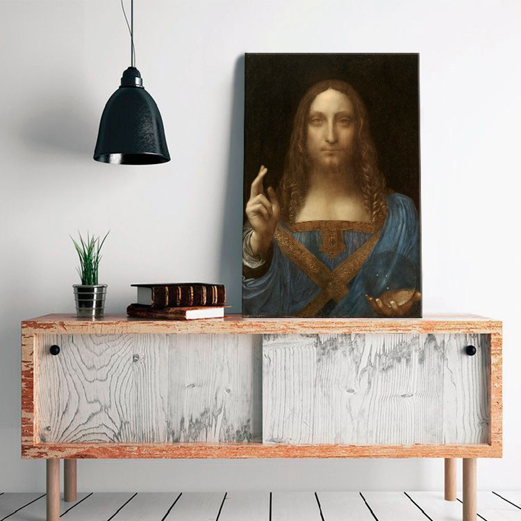 E-shop Obraz na plátne Leonardo da Vinci - Salvator Mundi
