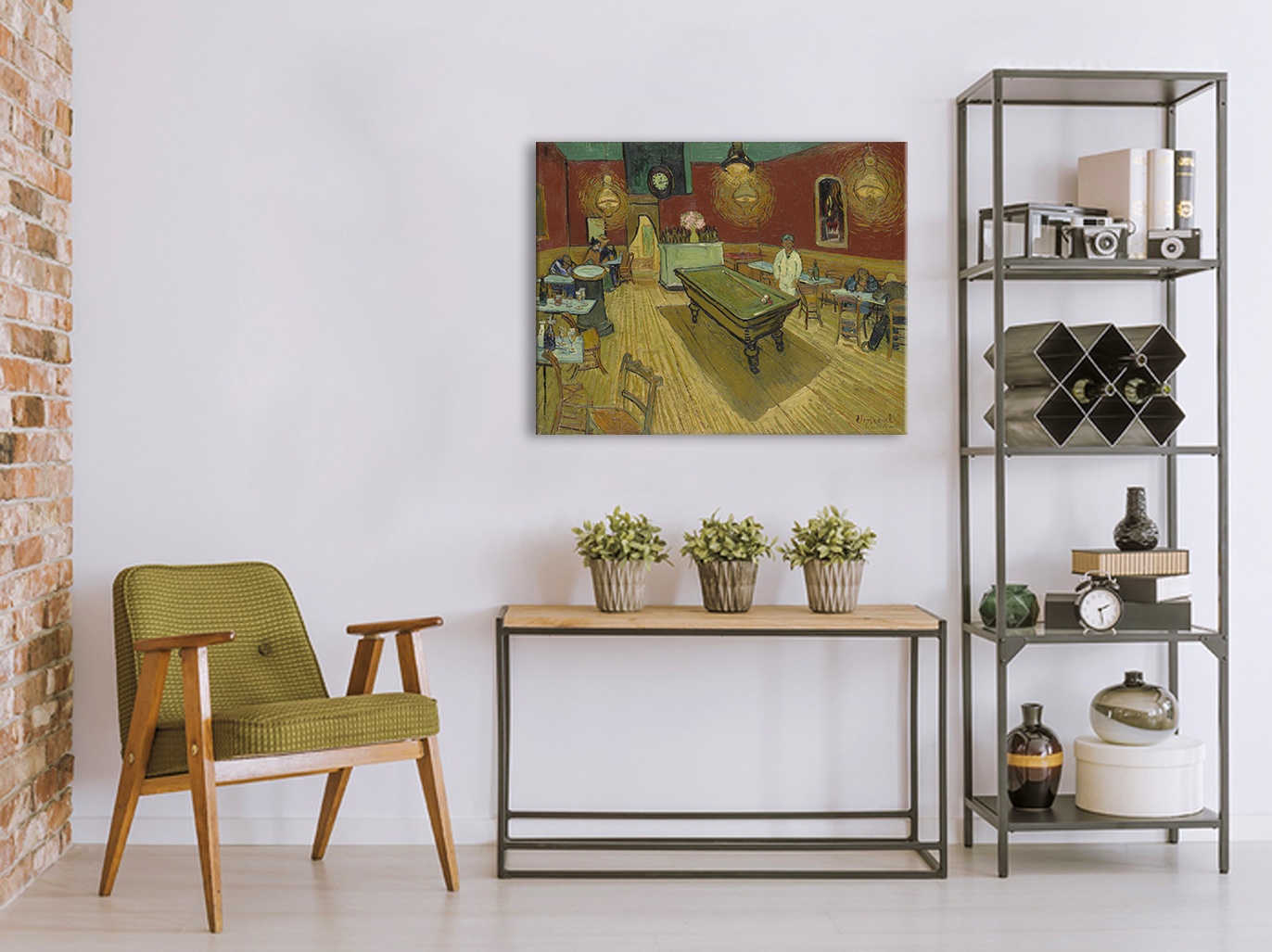 E-shop Obraz na plátne Vincent van Gogh - Nočná kaviareň
