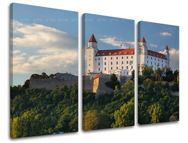 Levně Nástěnná malba 3 díly SLOVENSKO SK003E30