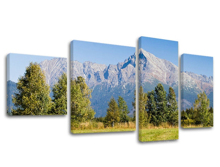 E-shop Obraz na plátne 4 dielny SLOVENSKO SK006E40