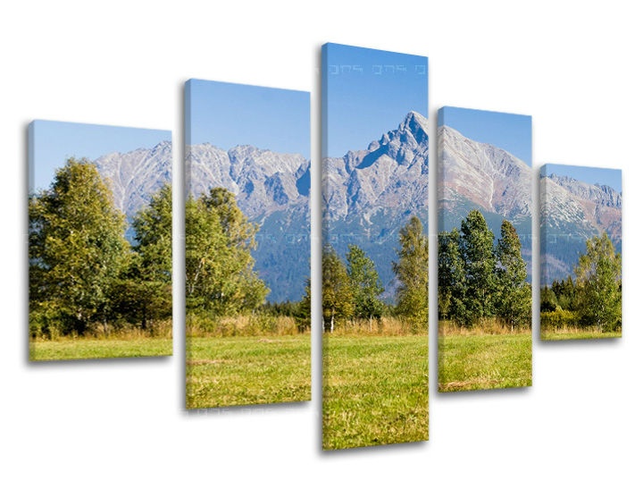 Levně Nástěnná malba 5 dílů SLOVENSKO SK006E50