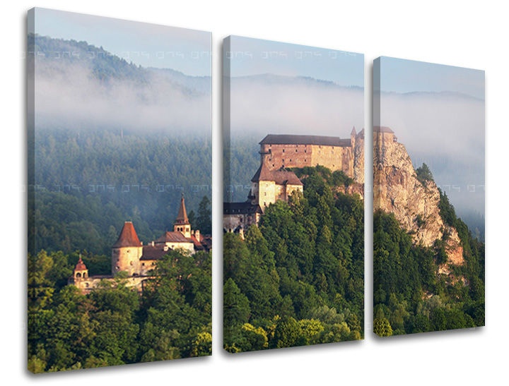 Levně Nástěnná malba 3 díly SLOVENSKO SK010E30