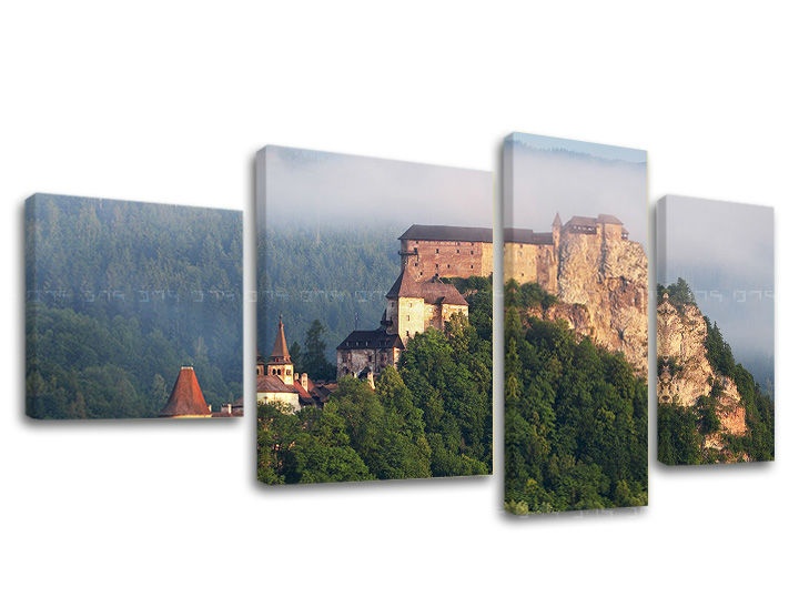 E-shop Obraz na plátne 4 dielny SLOVENSKO SK010E40
