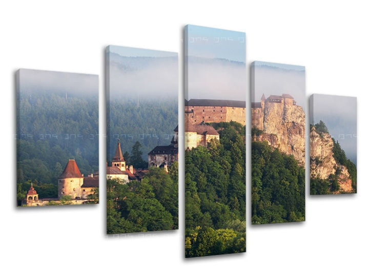 Levně Nástěnná malba 5 dílů SLOVENSKO SK010E50