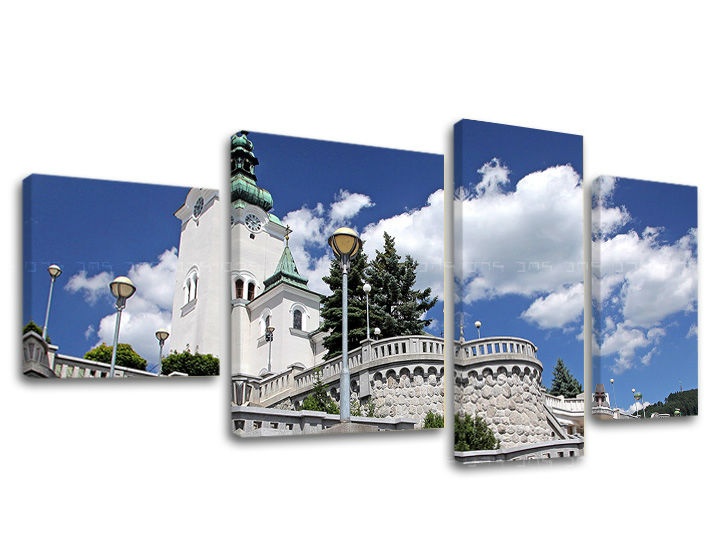 E-shop Obraz na plátne 4 dielny SLOVENSKO SK024E40