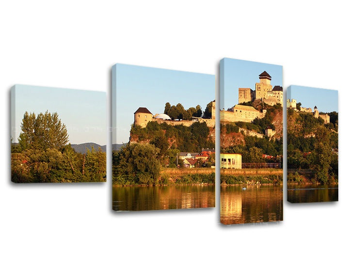E-shop Obraz na plátne 4 dielny SLOVENSKO SK030E40